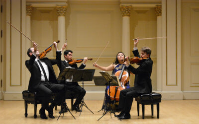 Calidore String Quartet performing