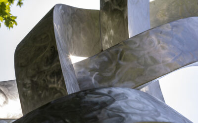 Image from sculpture on the Rosen Sculpture Walk