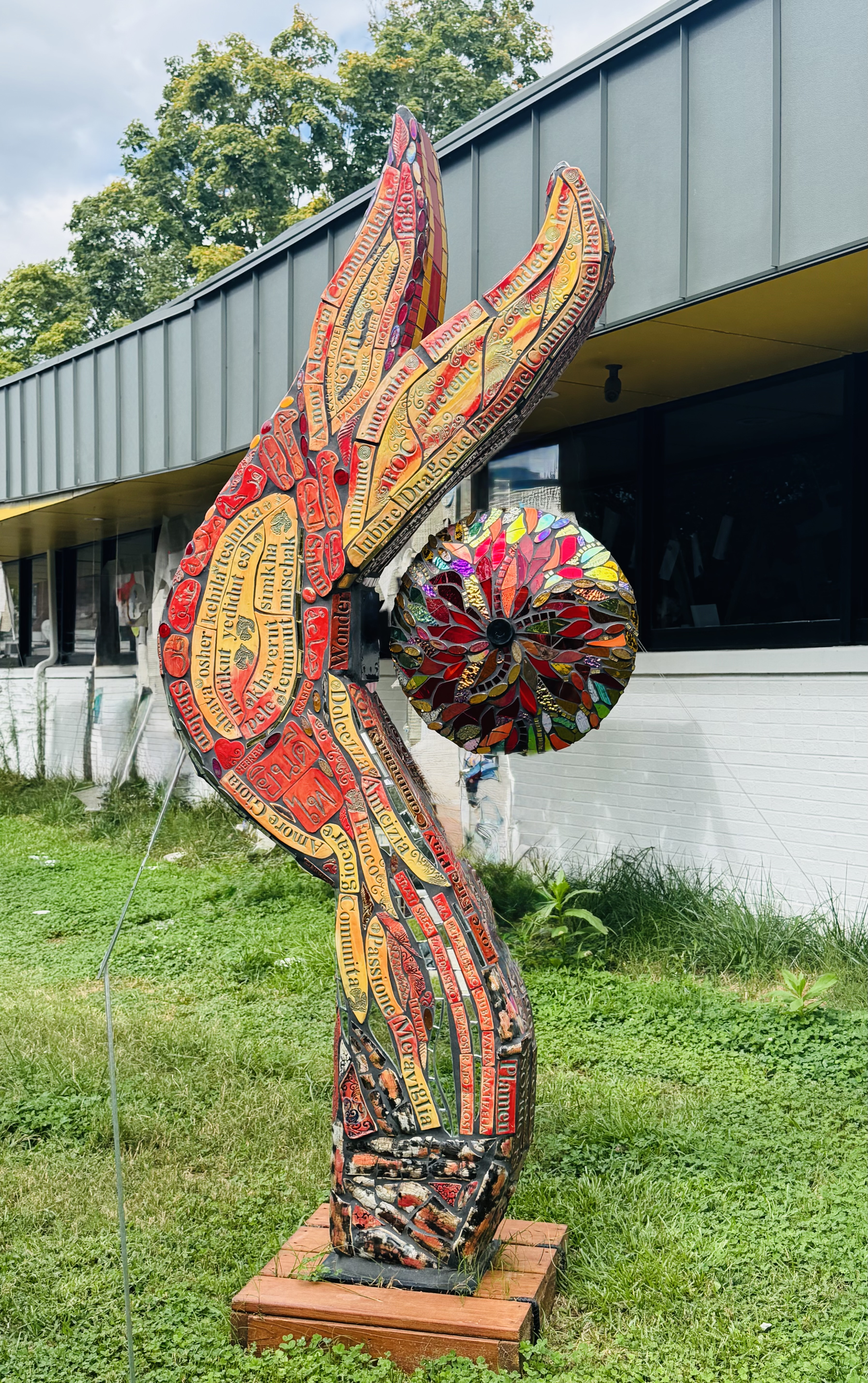 Arico sculpture, "Theresa Fire Spirit"