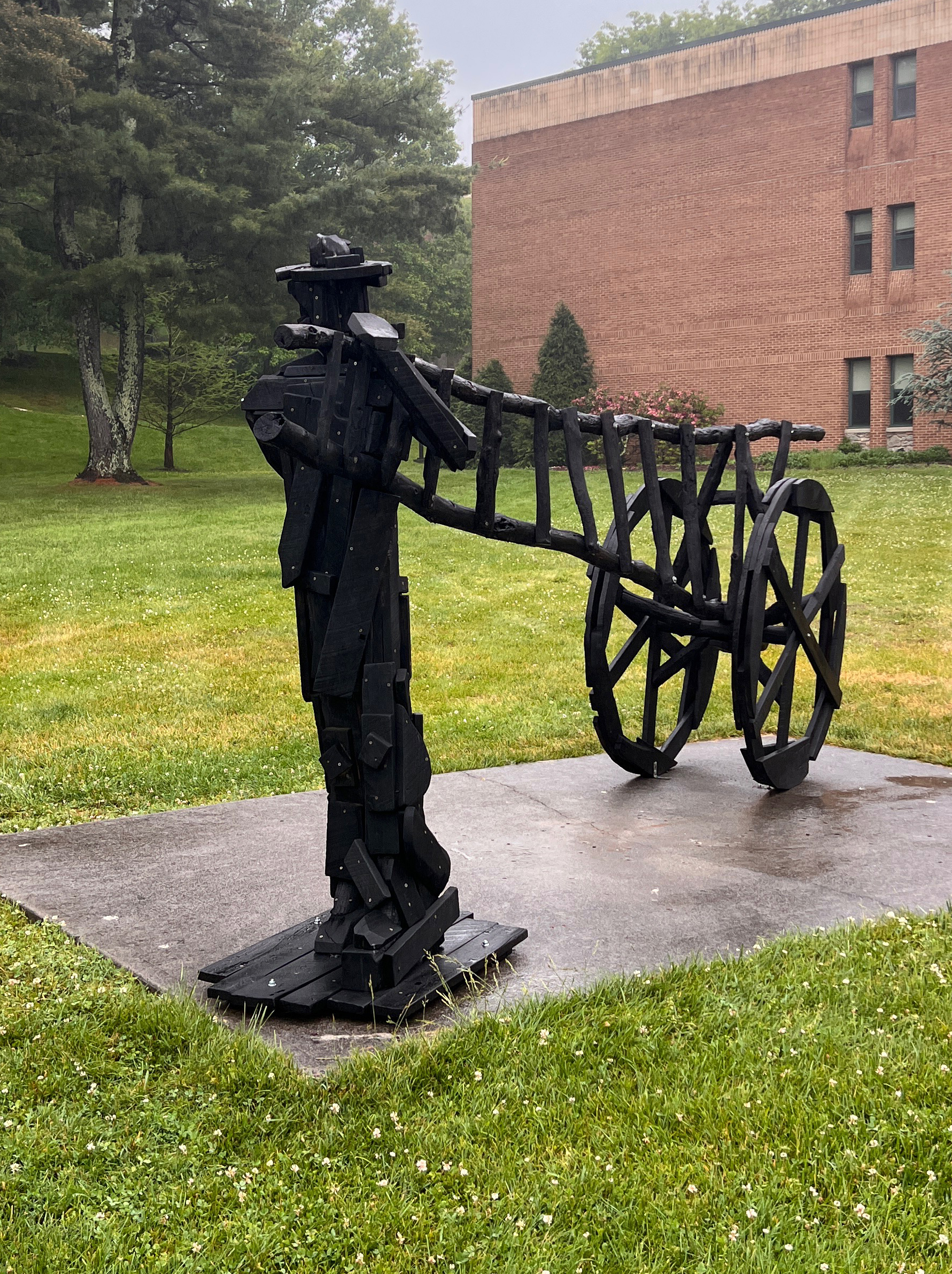 Charlie Brouwer sculpture, "Hope's Progress"
